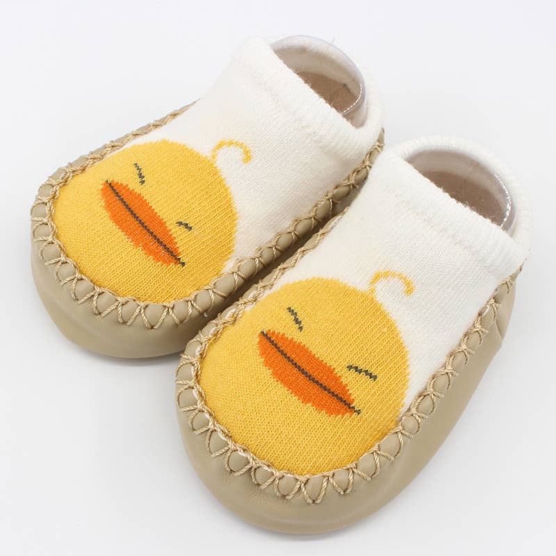 PatPat - Baby Animal Print Antiskid Socks: Pink / 9-18M