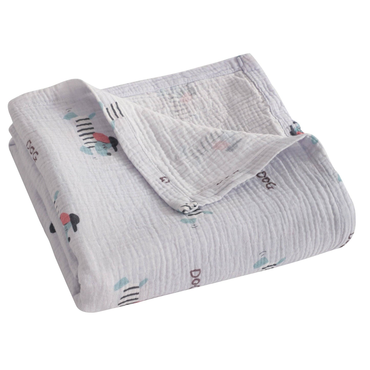 Bay & Loom - Muslin Cotton Baby Swaddle Blanket, Toddler Nursery Blanket: Vintage Floral / 30"x 40" / 2-Layer