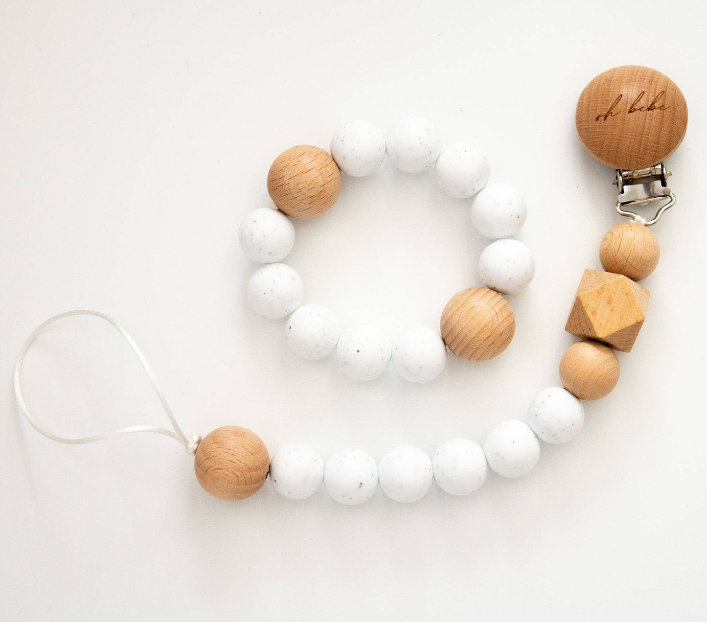 Soother Clip and Teething Ring