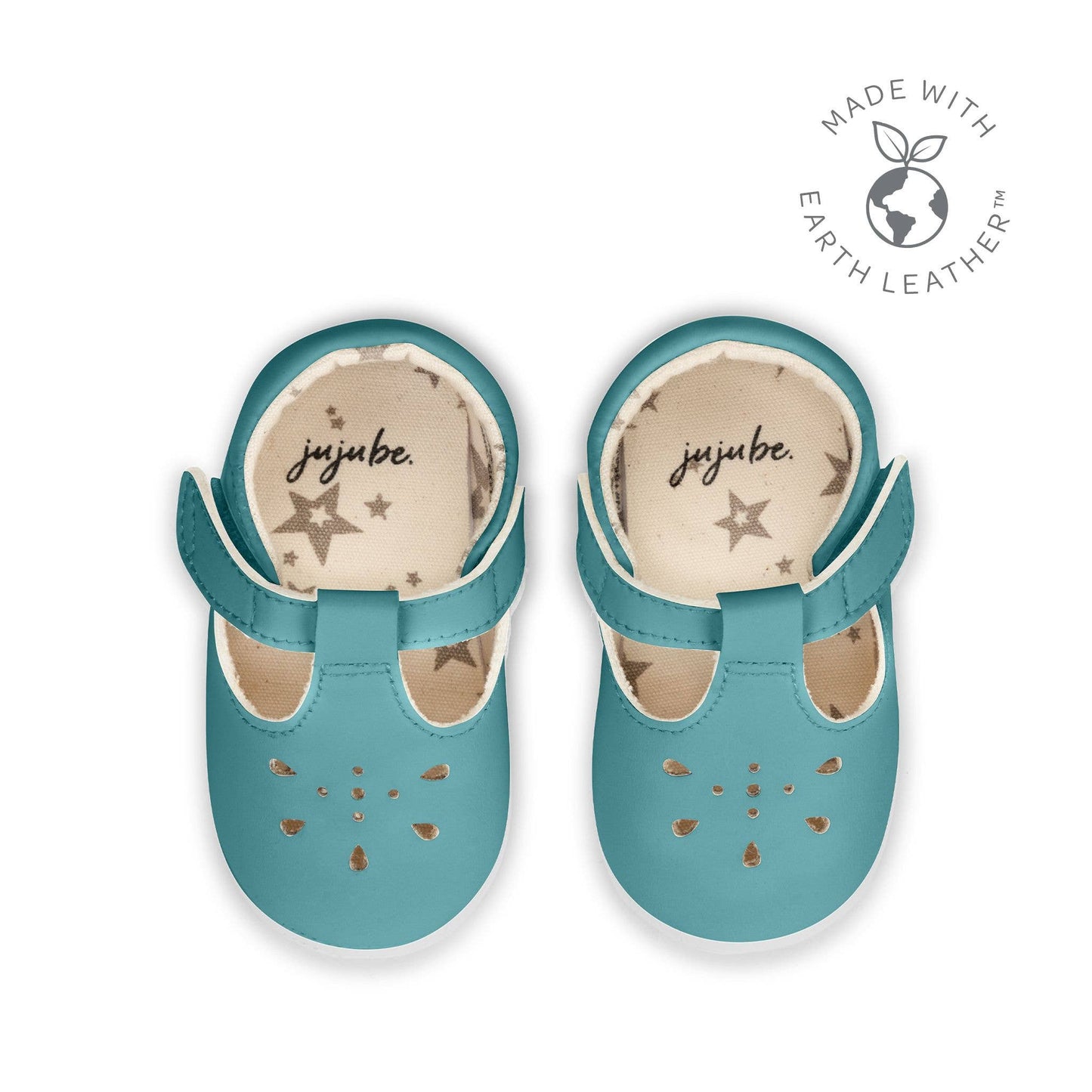 JuJuBe - Eco Steps - Mary Jane Crystal Blue: 9-12