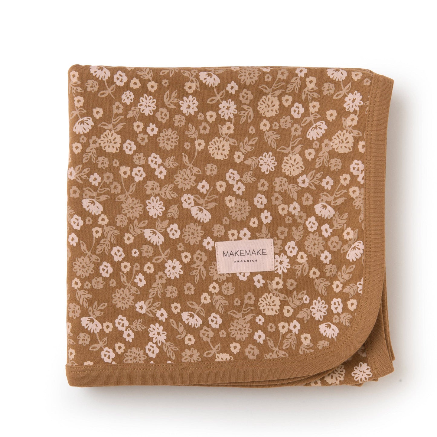 Organic Swaddle Blanket & Hat - Wildflower