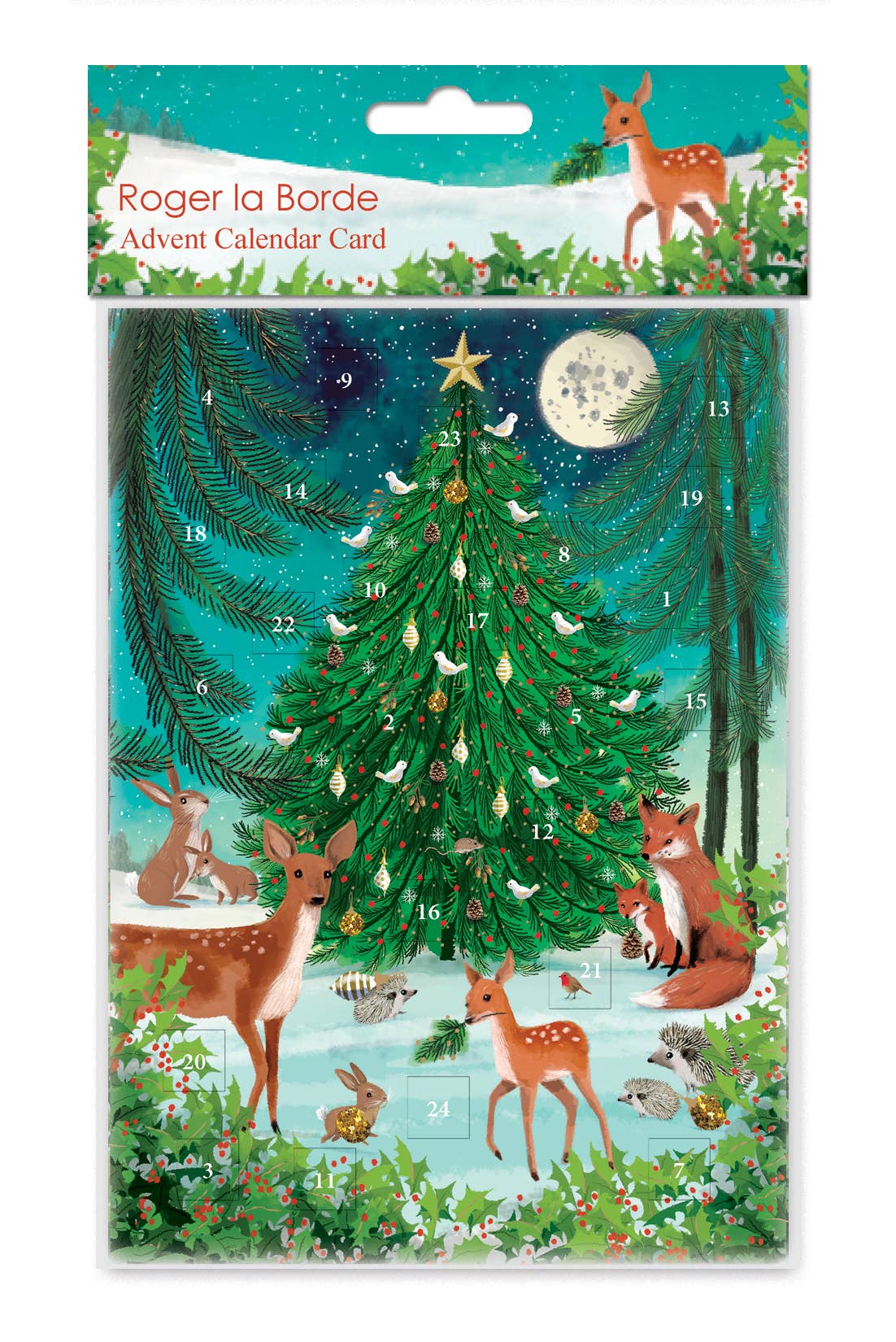 Heart Of The Forest Advent calendar card - ACC 077
