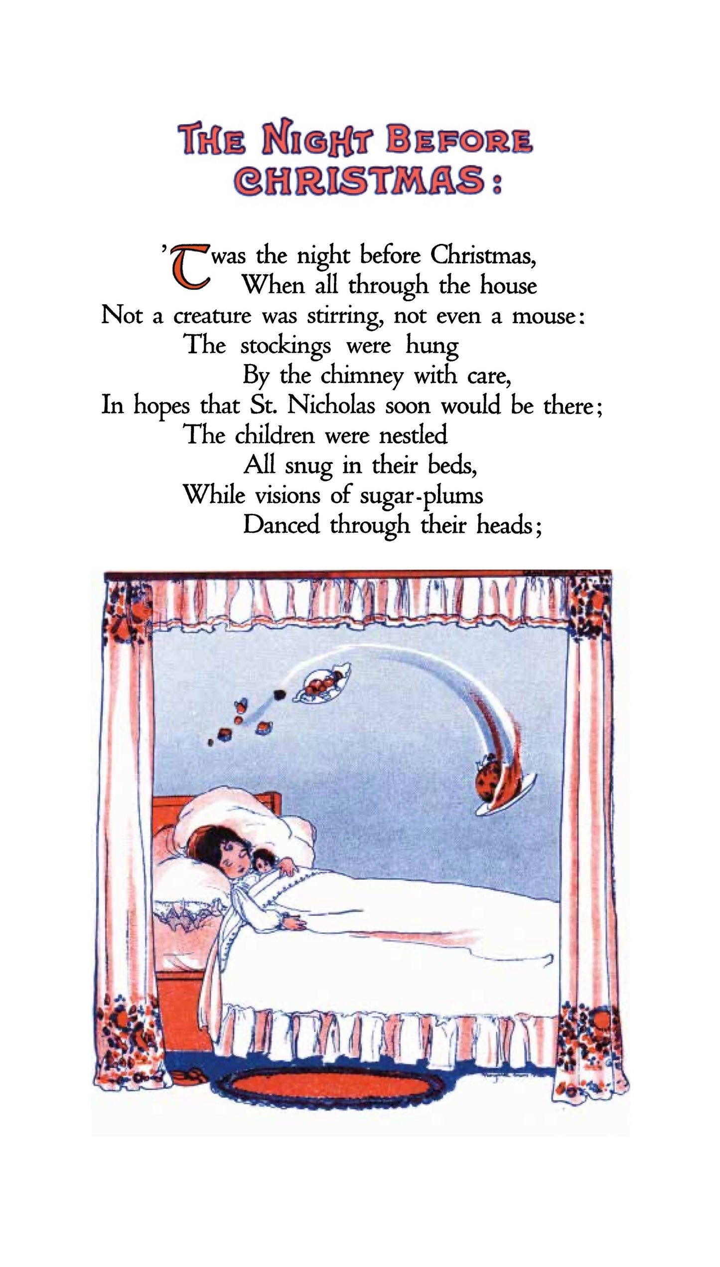 Laughing Elephant Books - The Night Before Christmas - Children's Picture Book-Vintage