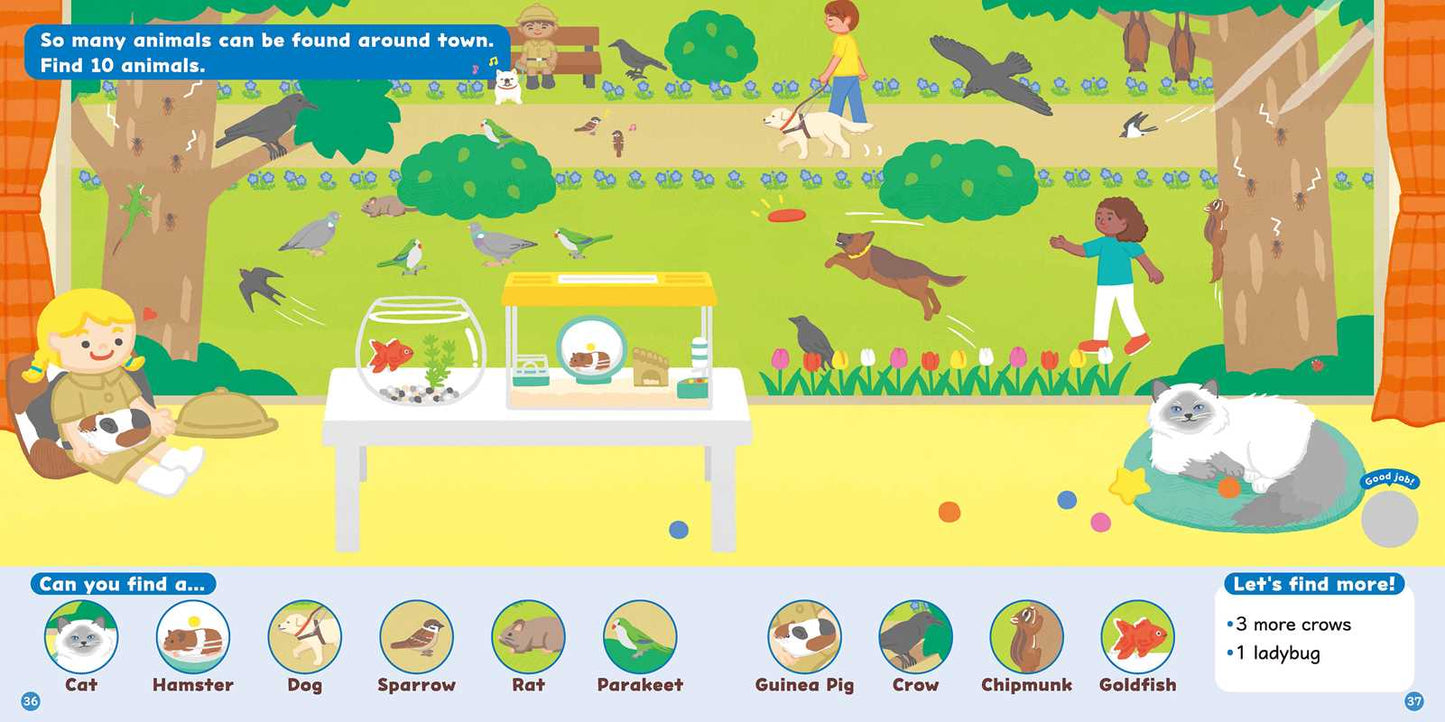 Simon & Schuster - SEEK, FIND, FUN! Animals by Gakken early childhood experts: Paperback; 58 pages / English