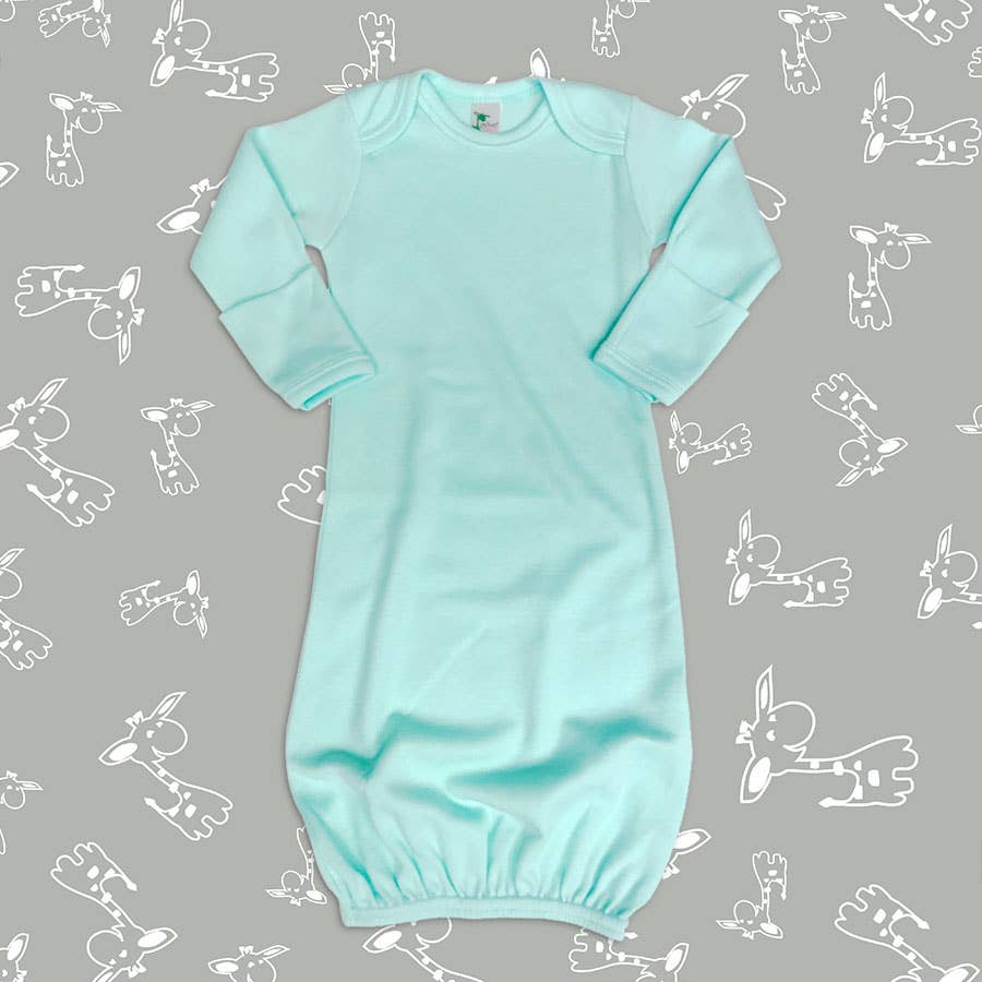 Baby Sleeping Gown with Fold Over Mittens