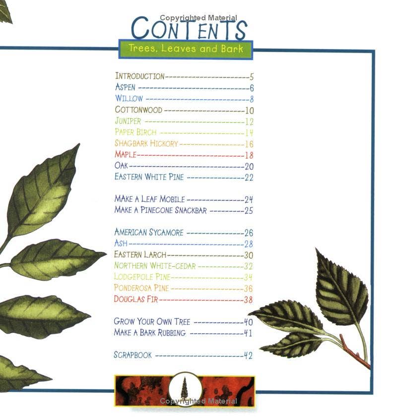 Trees, Leaves & Bark: A Take Along Guide