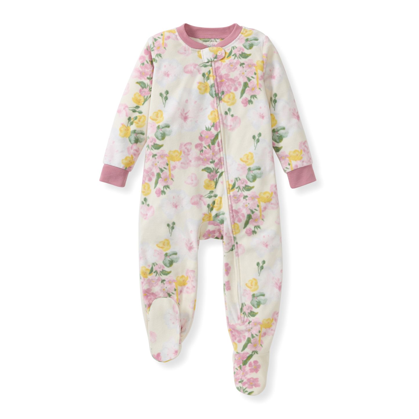 Burt's Bees Baby - Floral Fields polarbee™ Repreve® Fleece Pajamas: 18M