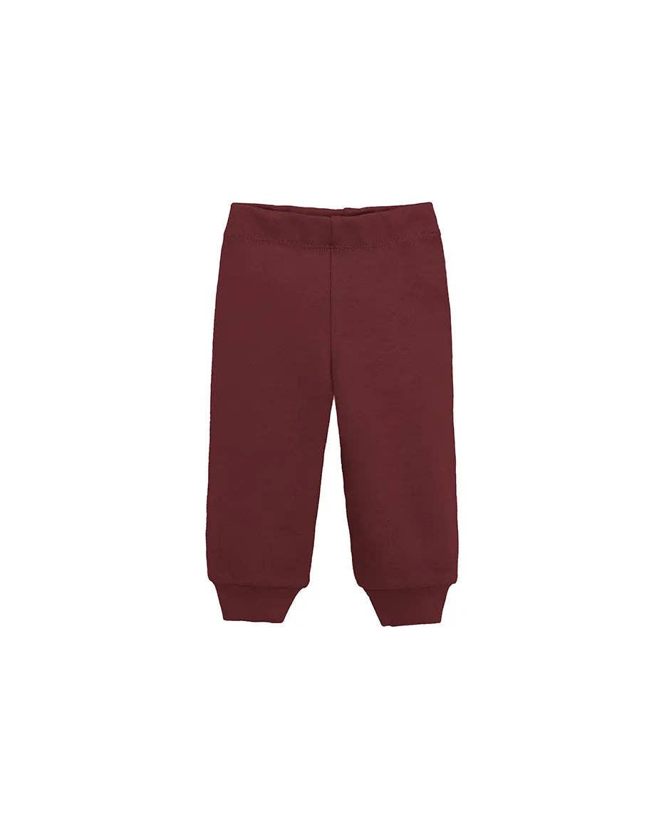 Lilax - Baby Cotton Sweatshirt & Sweatpant Set: Olive Green / 0-3M