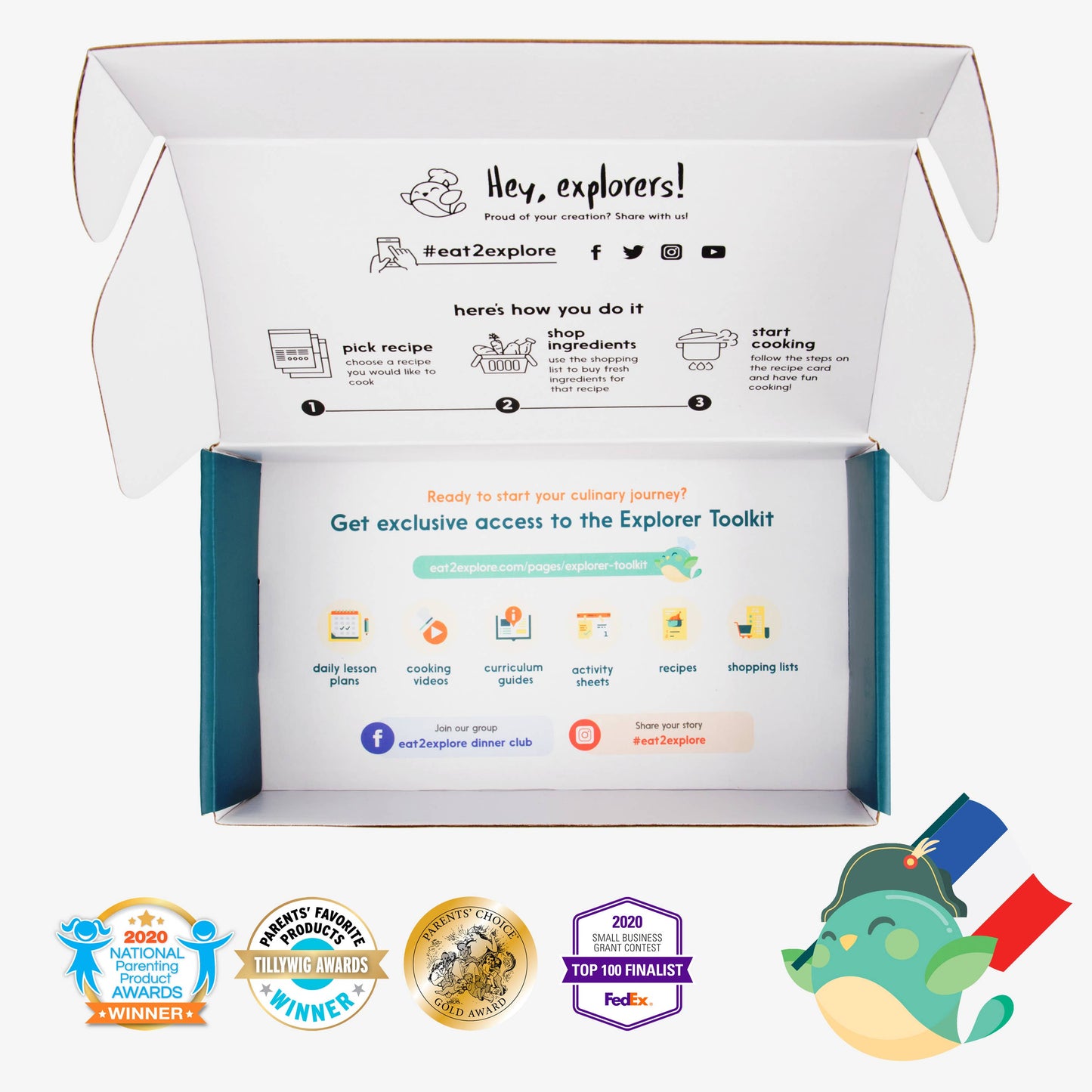 explore FRANCE food & cultural experiential cooking kit