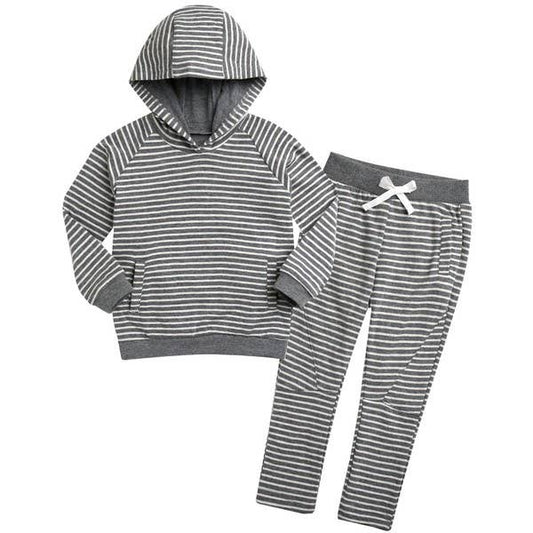 Vaenait Baby - Bengdi Hoodie Grey- Hoodie & Pants Set: Grey / Xs(12-24mo)