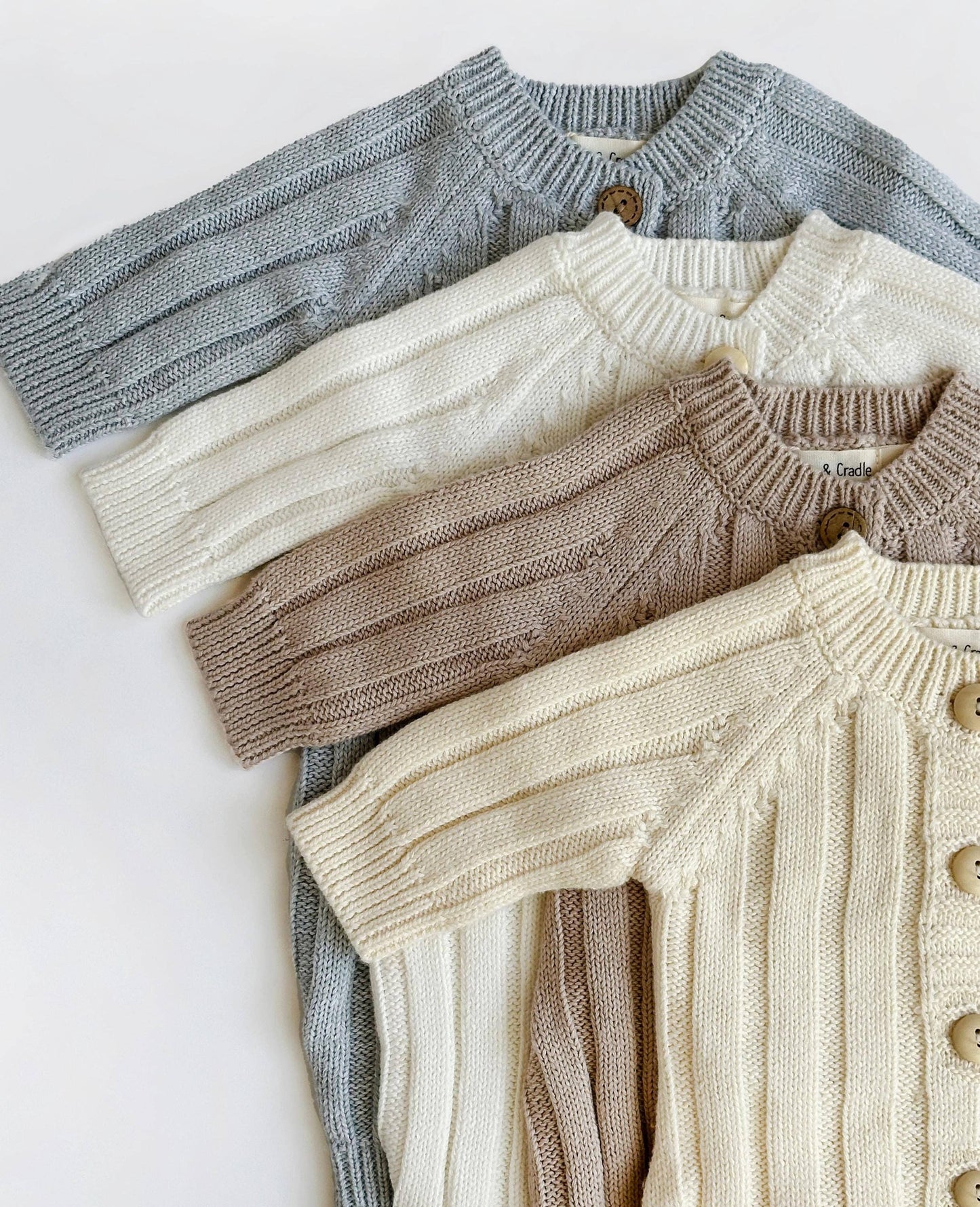 OLIVE & CRADLE - Milo Jumpsuit: Heathered blue / Newborn (NB)US numeric