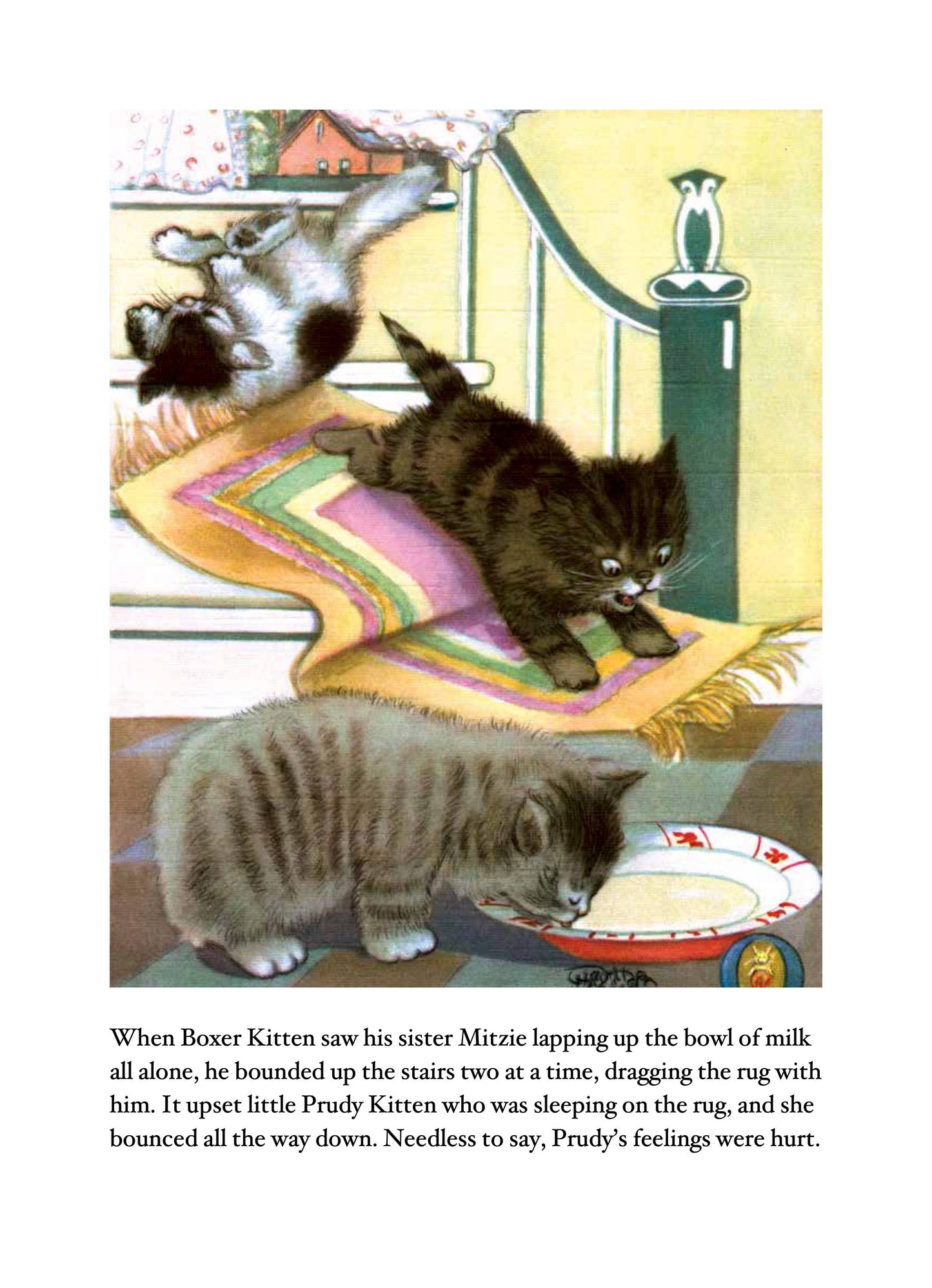 Laughing Elephant Books - Kittens And Puppies- Children's Picture Book-Vintage