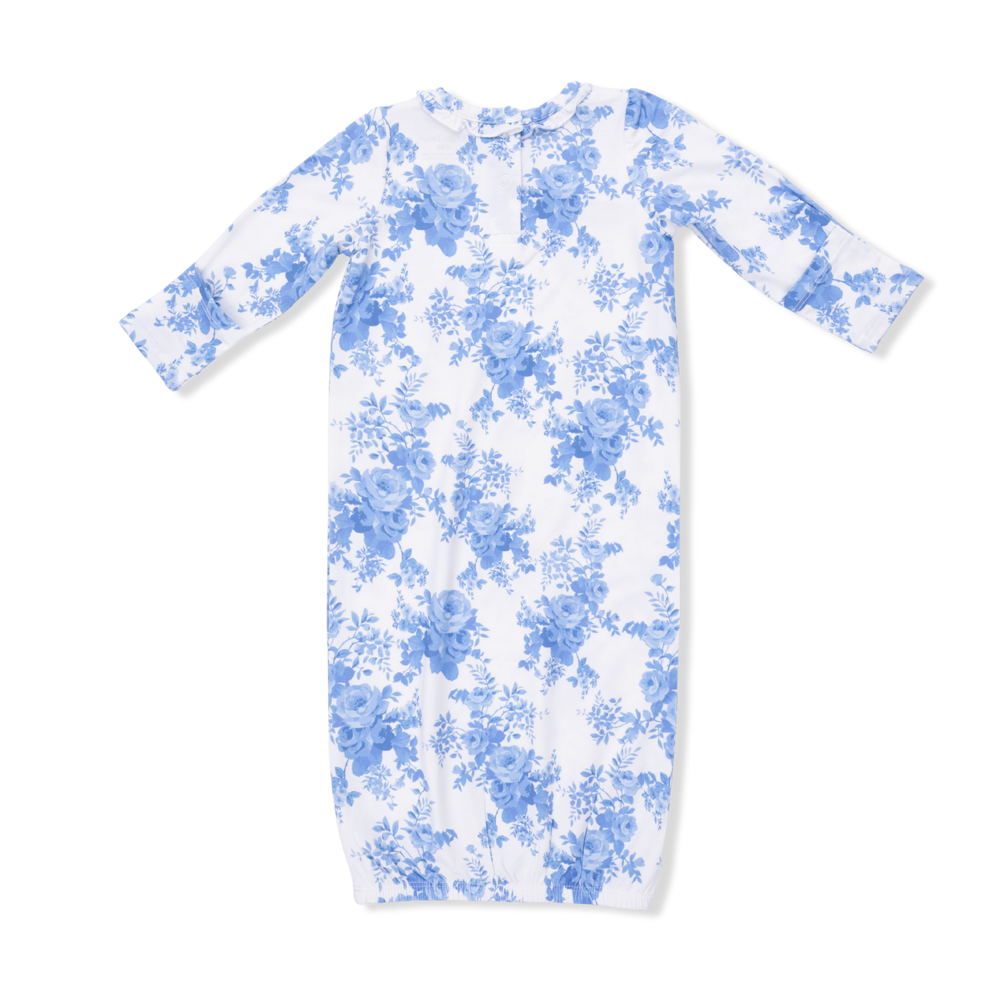 Angel Dear - Dream Cottage Floral - Kimono Gown & Knot Headband: 0-3M