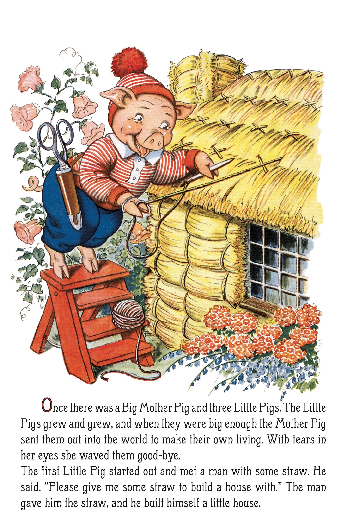 Laughing Elephant Books - The Three Little Pigs Children's Shape Book