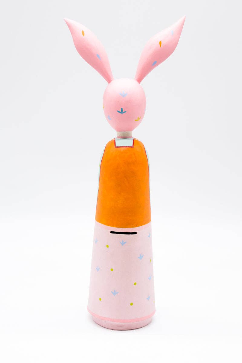 Children's piggy bank - Mrs. rabbit - Christmas gift for children