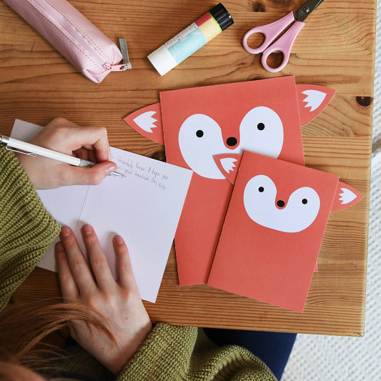 Fox Recyclable Animal Card