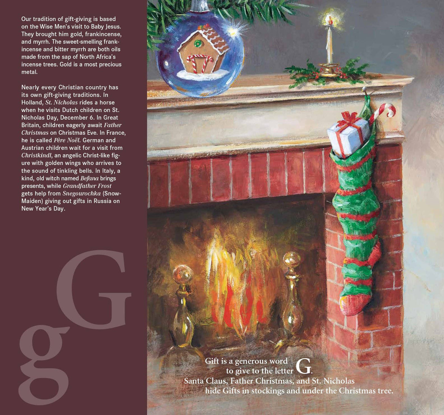 Sleeping Bear Press - S is for Star: A Christmas Alphabet Paperback