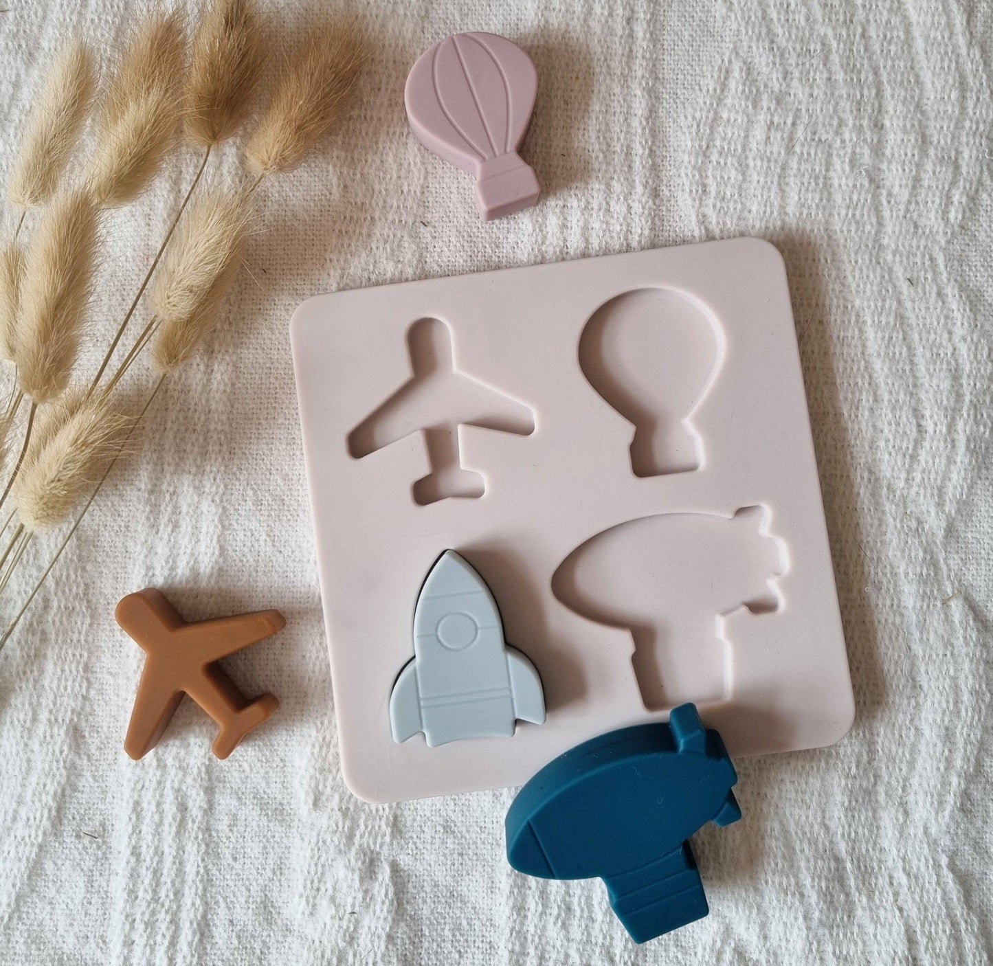 Silicone Puzzle Figures - Airplane