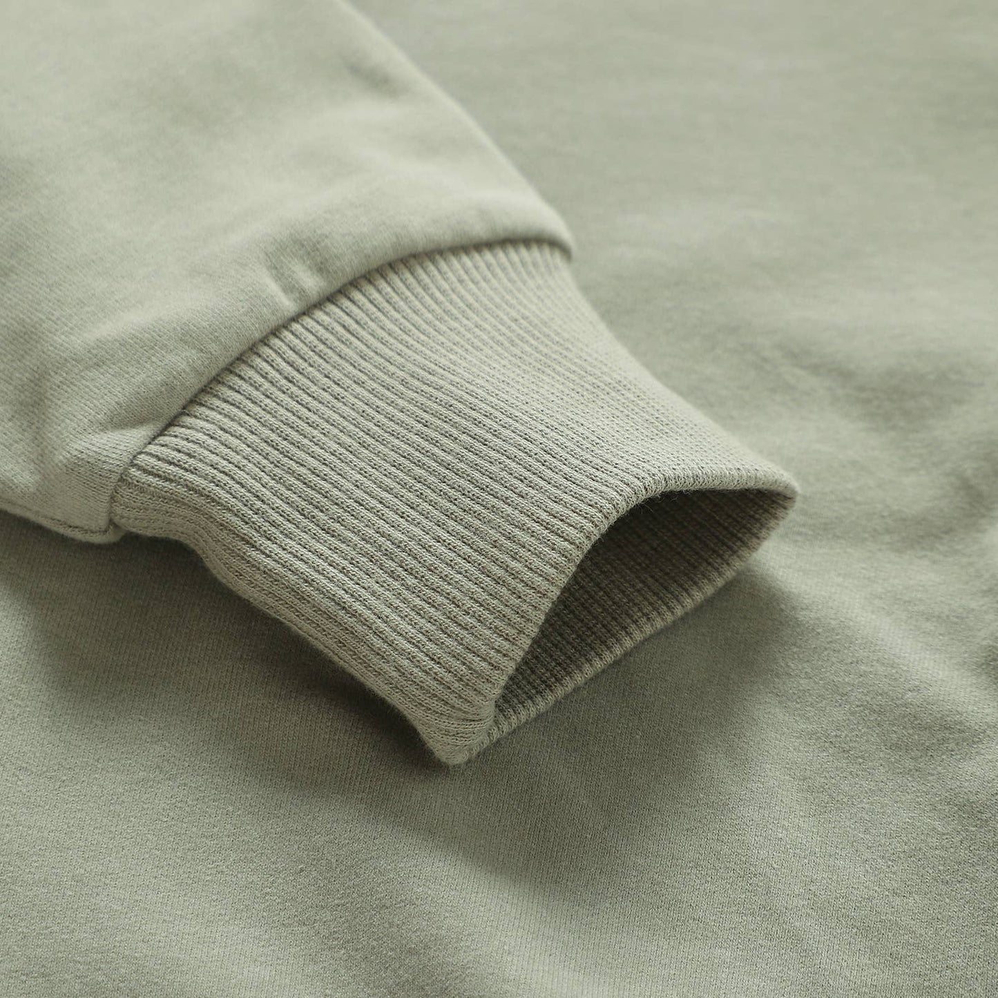 Almond Bud - The French Terry Organic Cotton Beach Jogger Set: Muted Sage / 3T