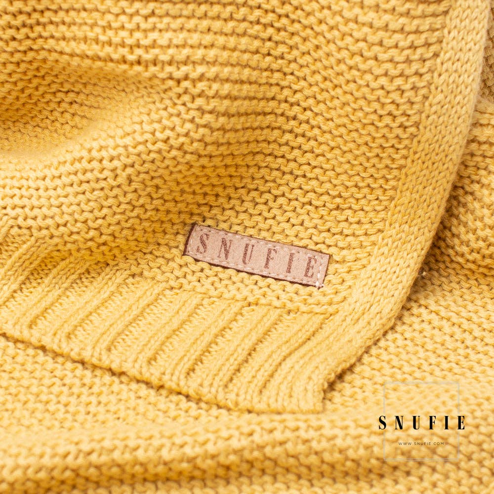Snufie crib blanket-Ochre