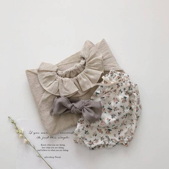 Annie & Charles® linen blouse with collar