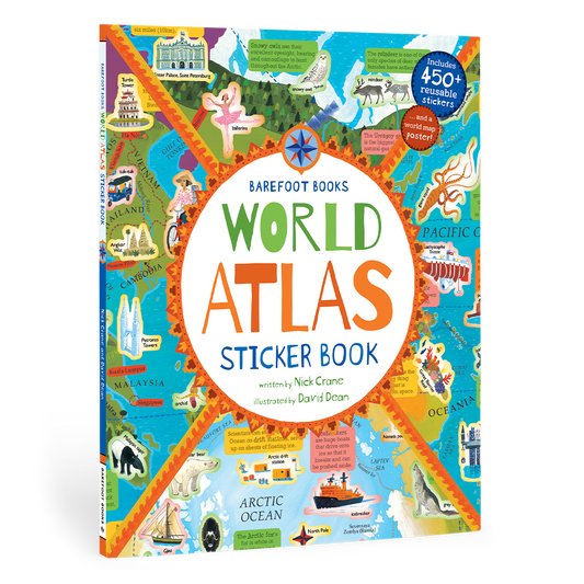 Barefoot Books - Barefoot Books World Atlas Sticker Book: Paperback
