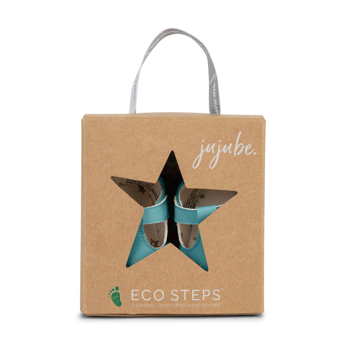 JuJuBe - Eco Steps - Mary Jane Crystal Blue: 9-12