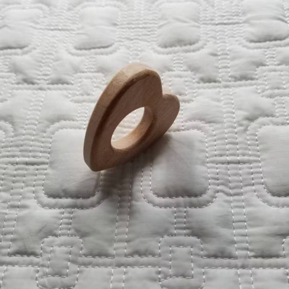Heart Teething Wooden Grasping Toy