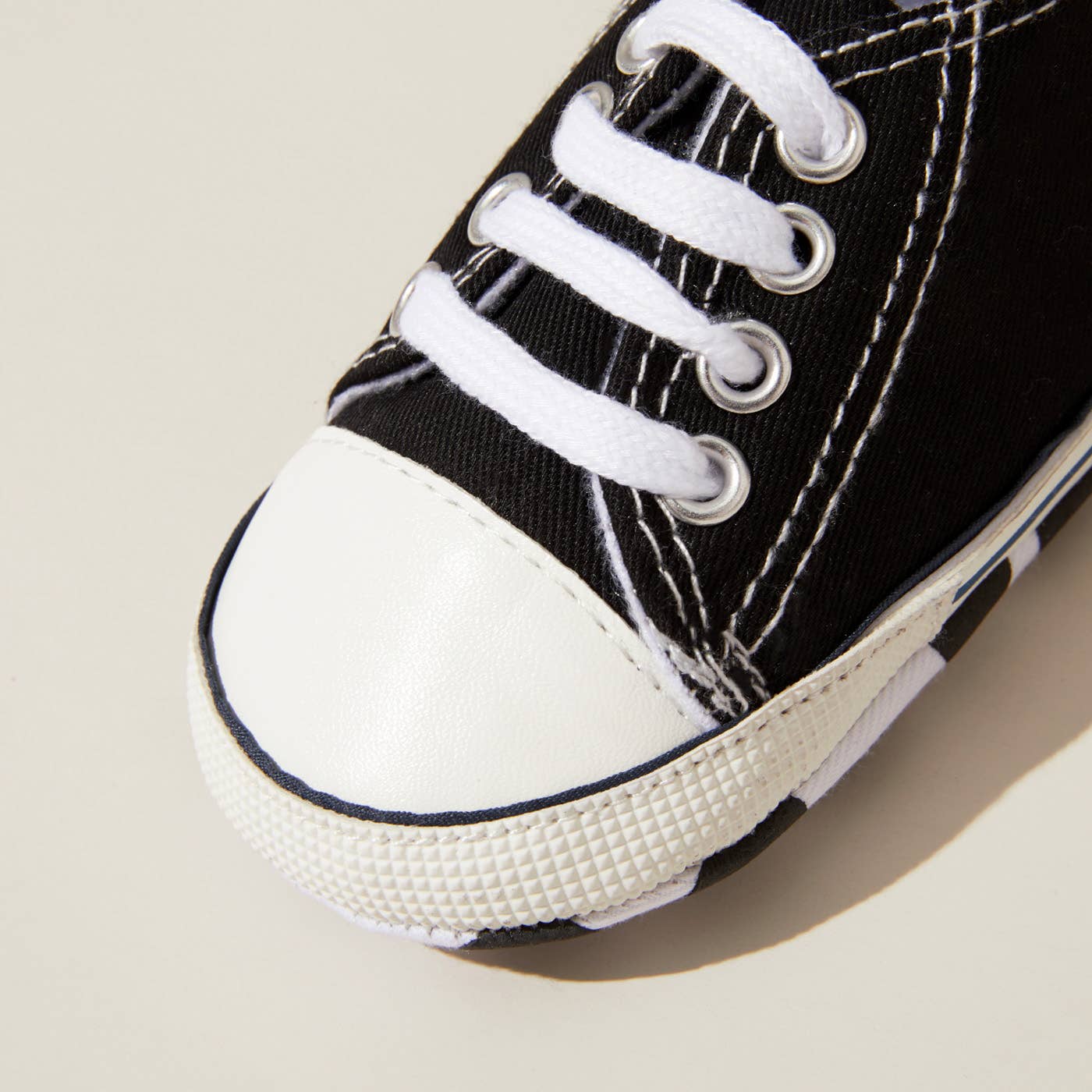 PatPat - Baby / Toddler Simple Solid Lace Up Prewalker Shoes: Black / Infant US 3