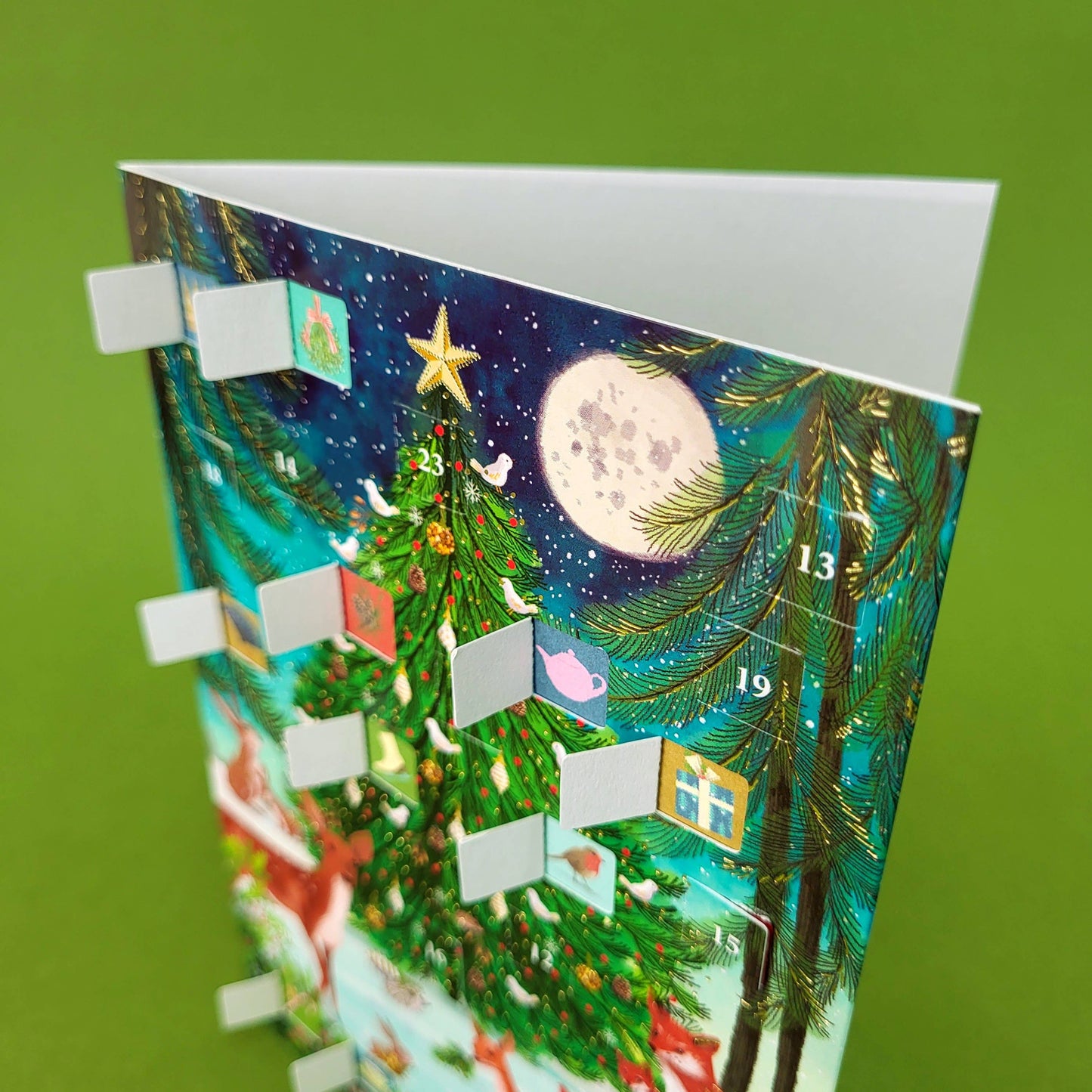Heart Of The Forest Advent calendar card - ACC 077