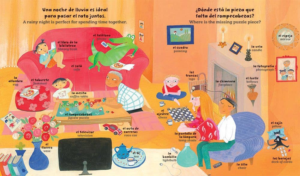 Spanish & English Words, My Barefoot Book of Wonderful Words