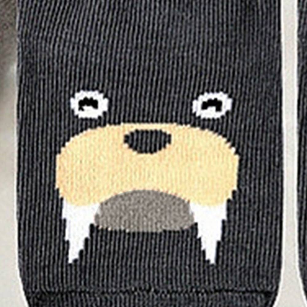 PatPat - Baby / Toddler Cartoon Floor Socks: Dark Grey / 3-6 Months