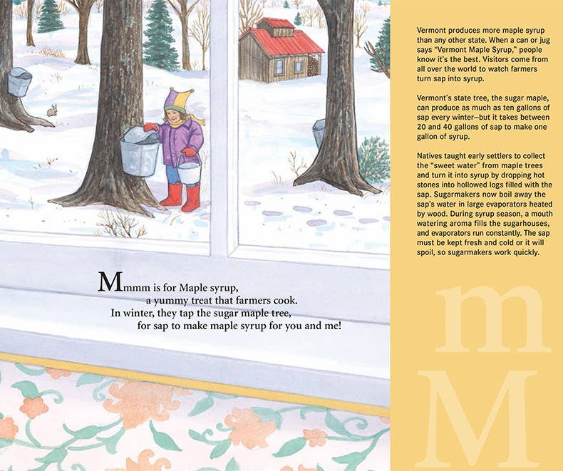 Sleeping Bear Press - M is for Maple Syrup: A Vermont Alphabet Picture Book