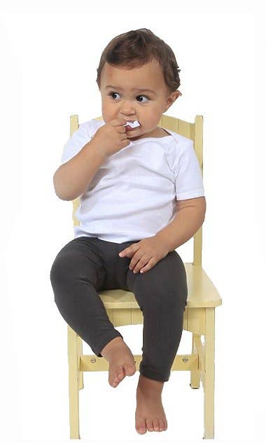 Royal Apparel - Infant Cotton Spandex Leggings: HEATHER GREY / 6/12