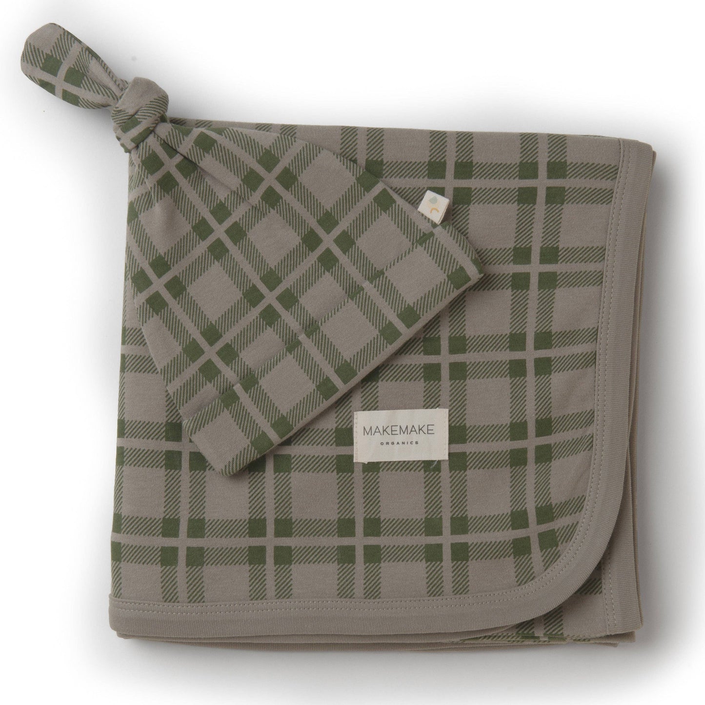 Organic Swaddle Blanket & Hat