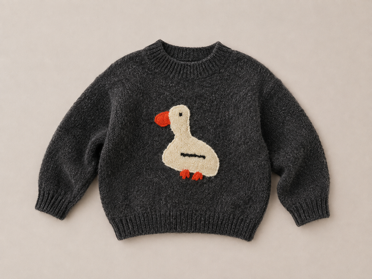 Birdie Lane Baby + Kids - Silly Goose Sweater: 2T