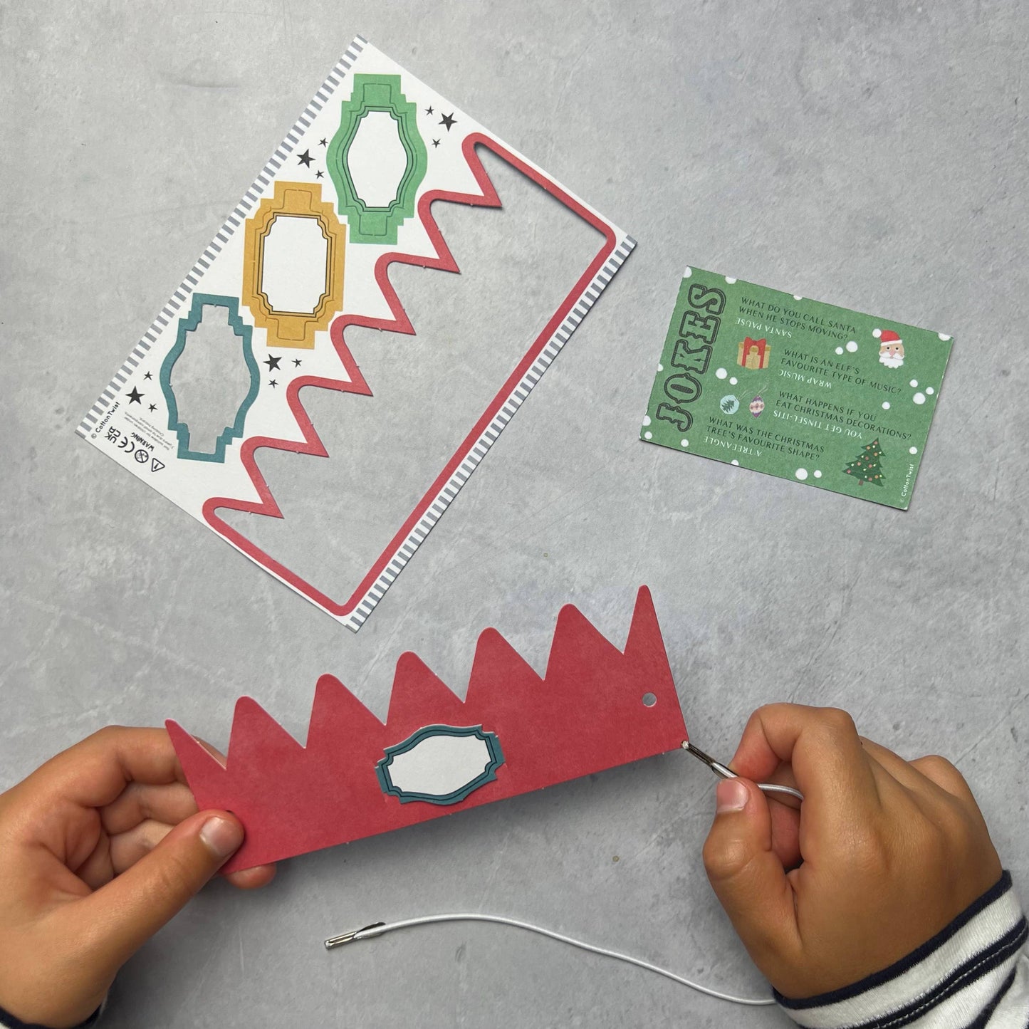 Make Your Own 'Who Am I?' Christmas Cracker Crown