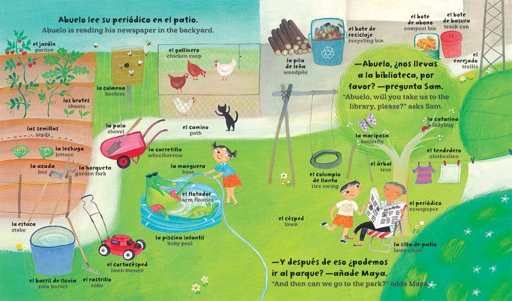 Spanish & English Words, My Barefoot Book of Wonderful Words