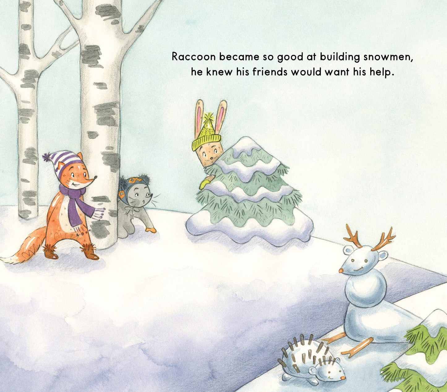 Sleeping Bear Press - Raccoon's Perfect Snowman Picture Book