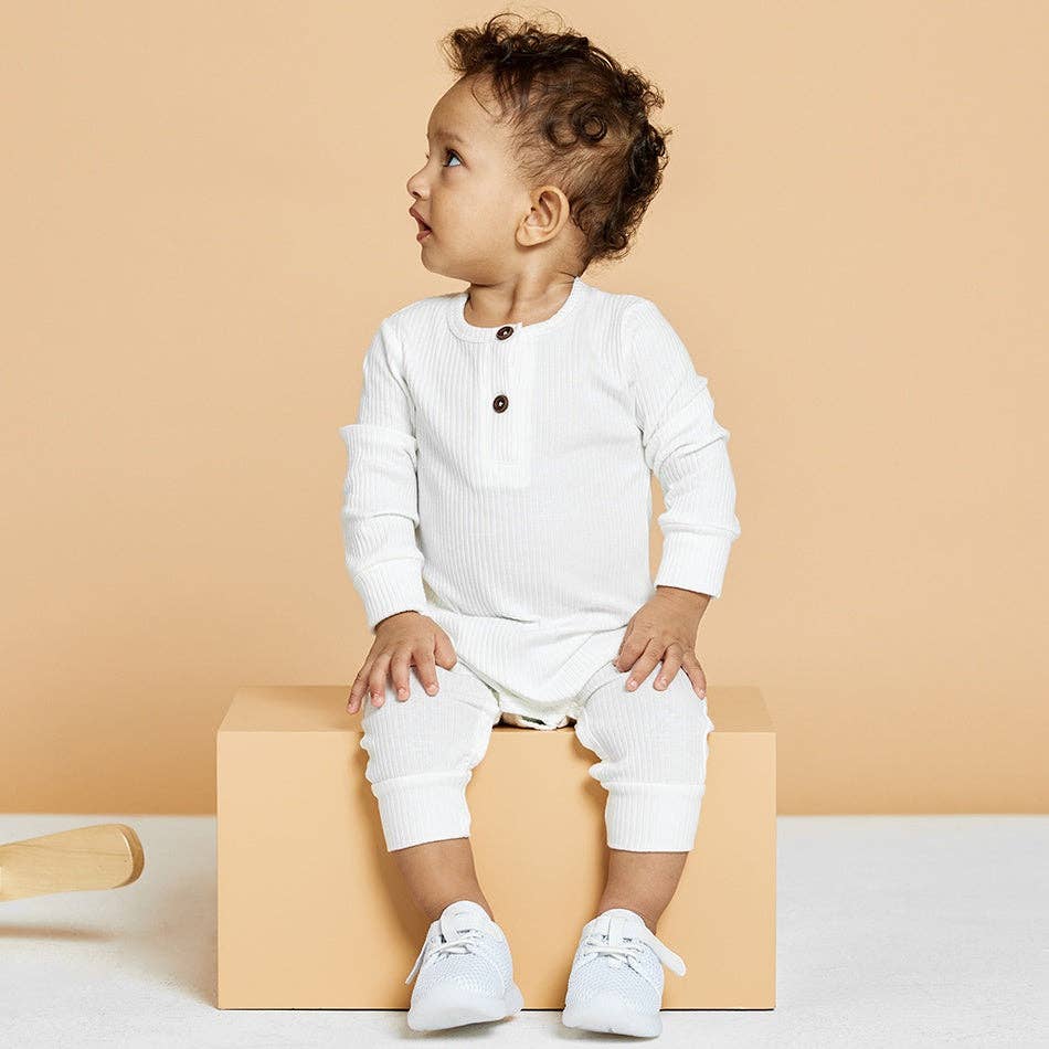 PatPat - Baby Boy / Girl Cotton Knitted Style  Cardigan Jumpsuit: Green / 6-9 Months