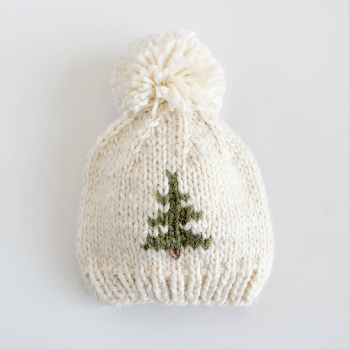 Figgy Friends - Tree Hat Cream Baby Kid Knit Beanie Fall Winter: S; 6-24M