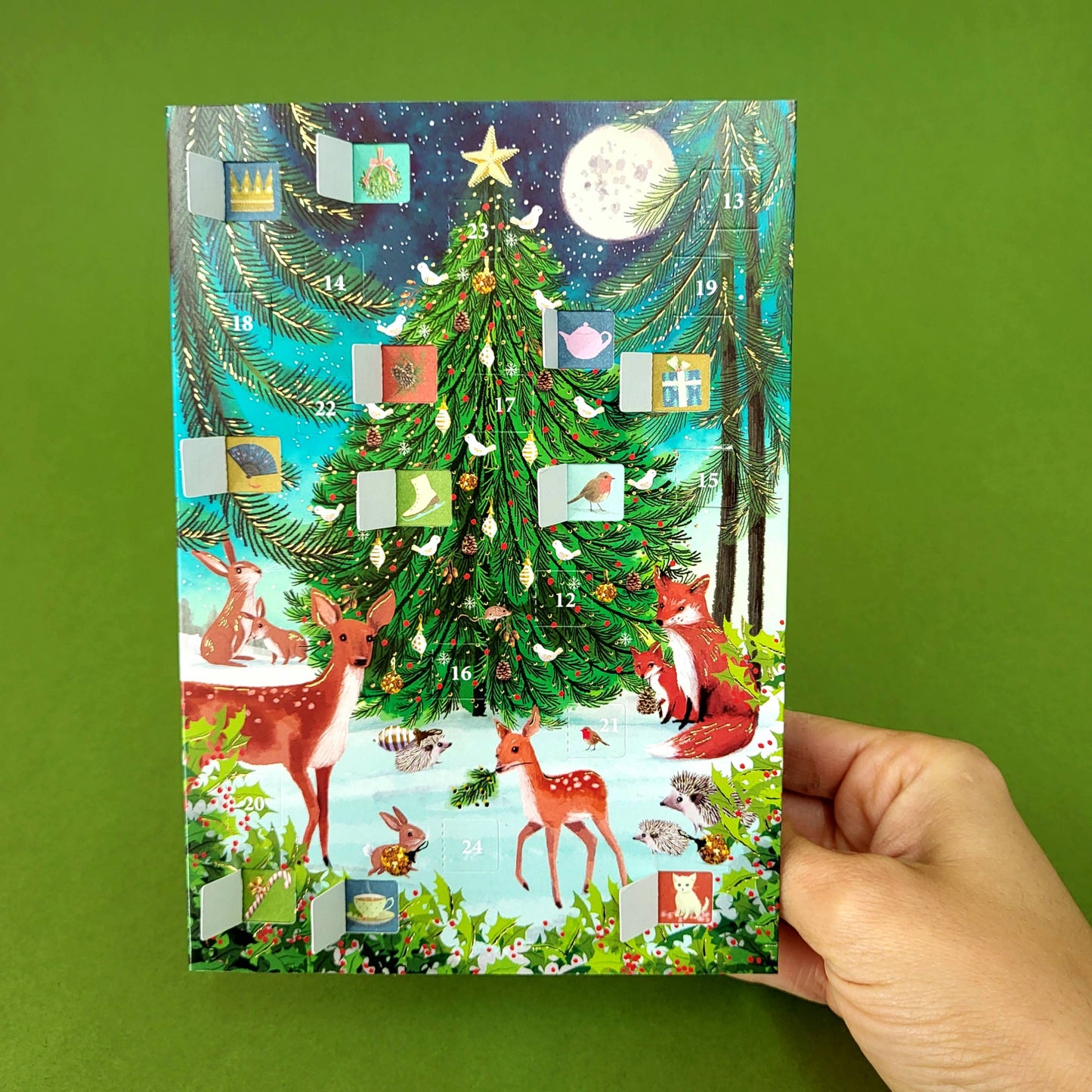 Heart Of The Forest Advent calendar card - ACC 077