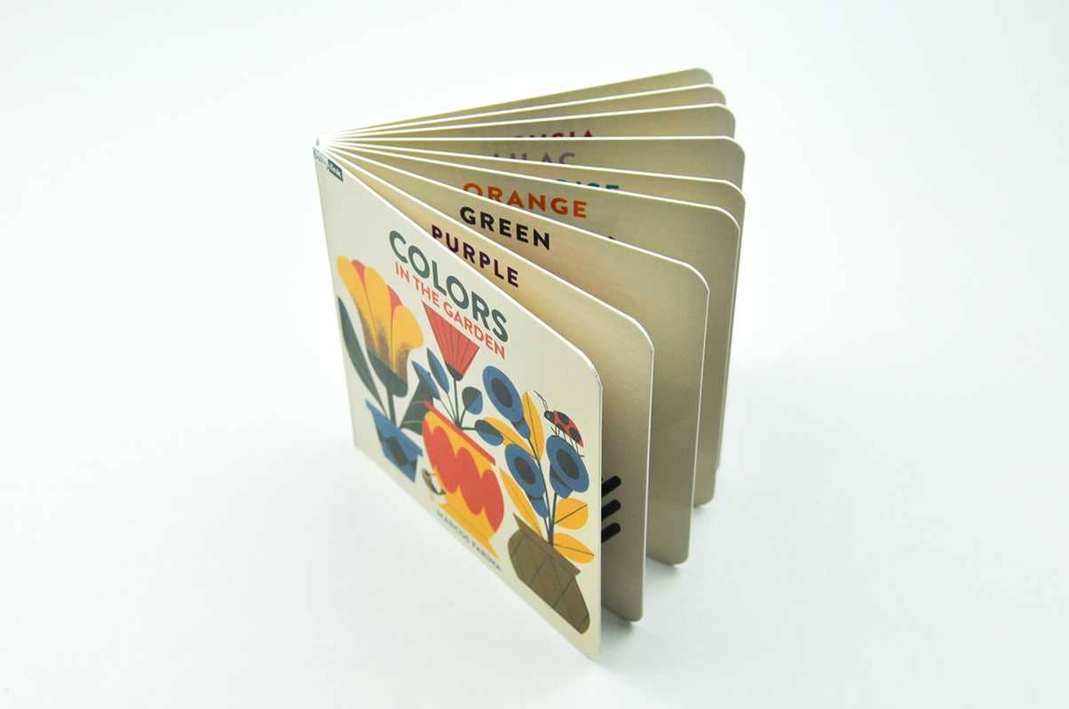Simon & Schuster - Babylink: Colors in the Garden by Marcos Farina: Board Books; 16 pages / English