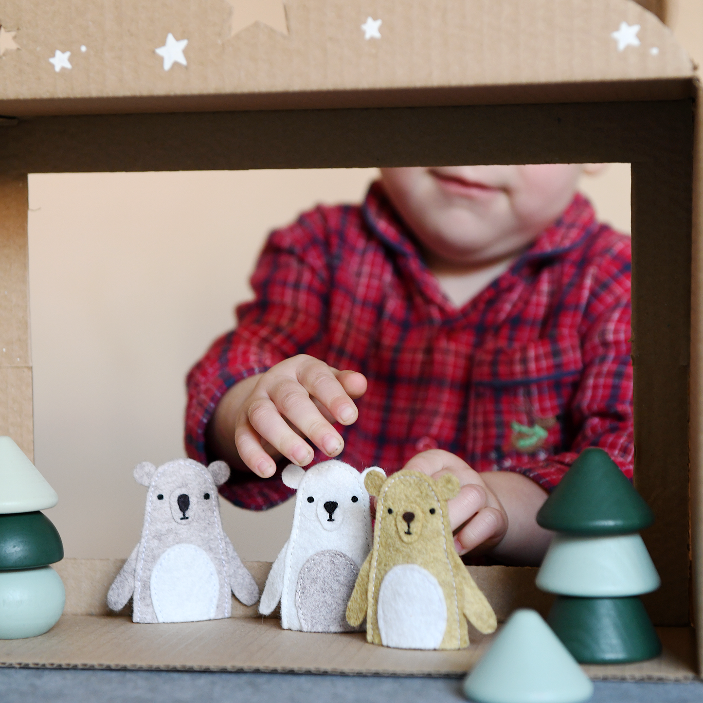 Make Your Own Bear Finger Puppets Craft Kit