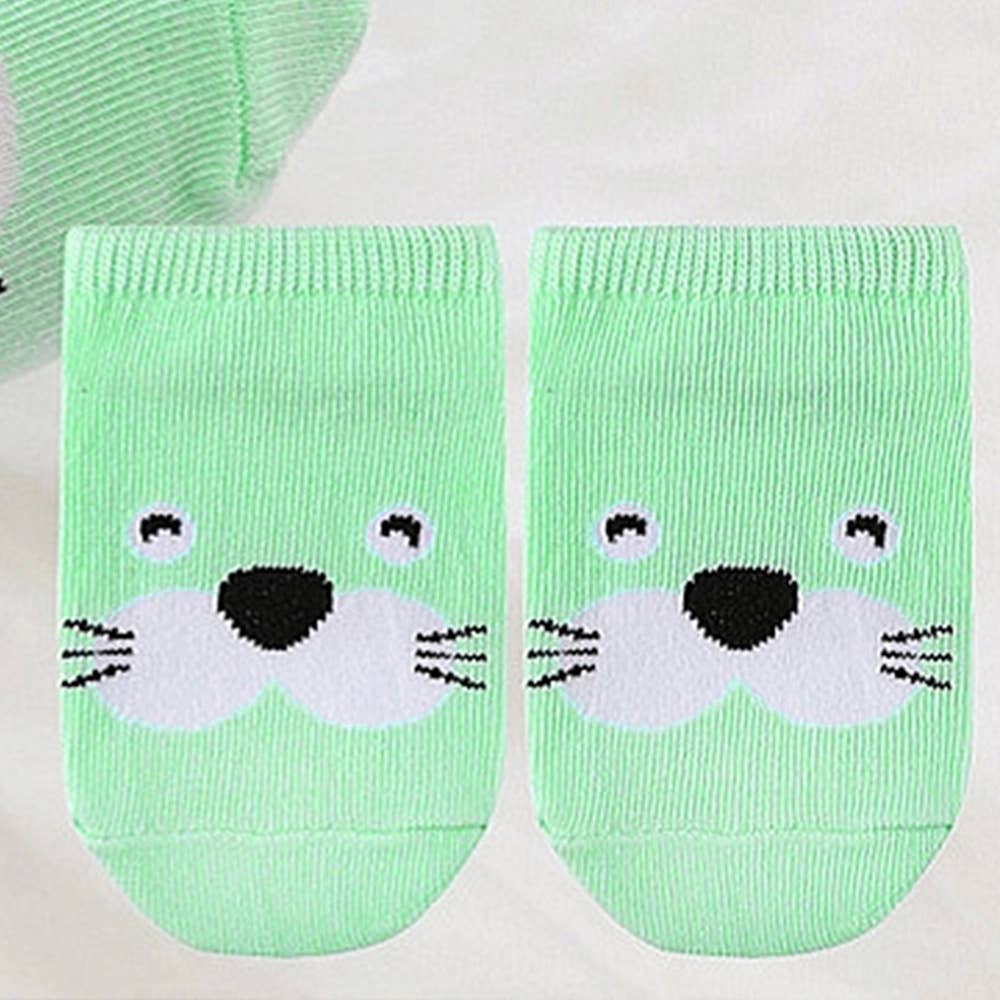 PatPat - Baby / Toddler Cartoon Floor Socks: Grey / 3-6 Months