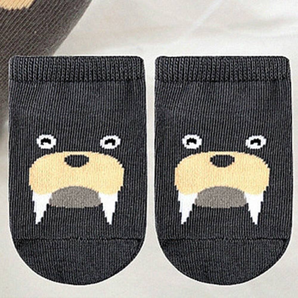 PatPat - Baby / Toddler Cartoon Floor Socks: Grey / 18-24 Months