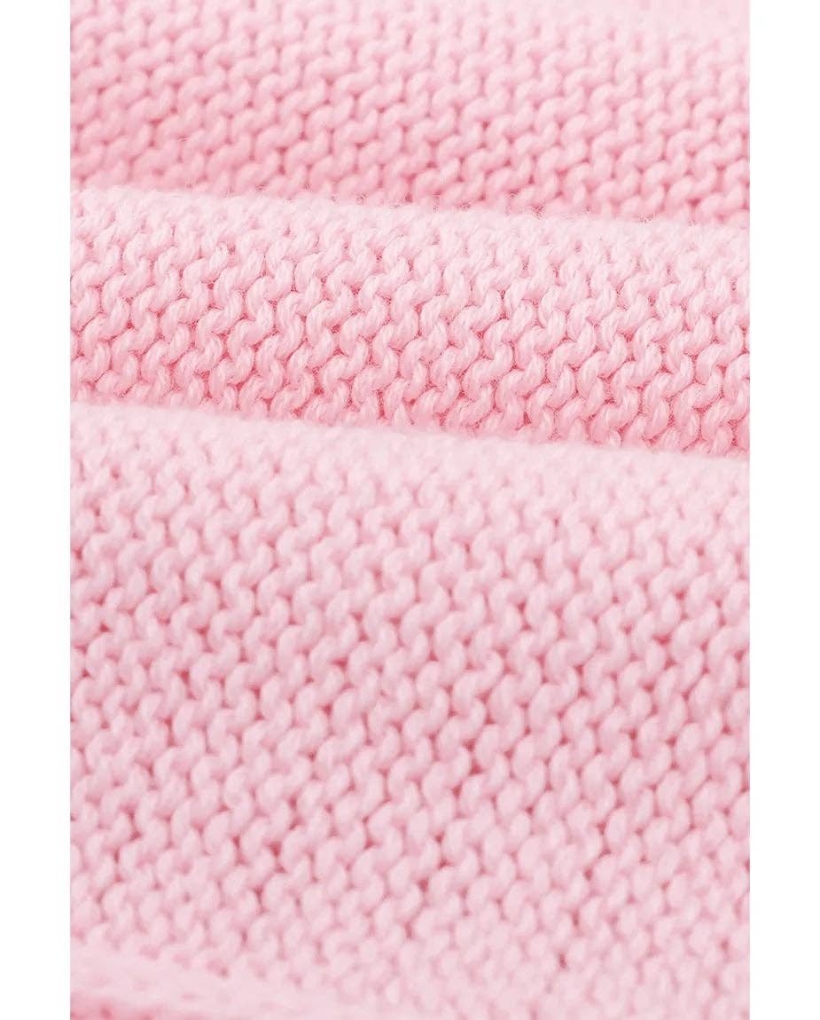 Lilax - Baby Girls' Cable Knit Long Sleeve Cotton Cardigan: White / 18-24M
