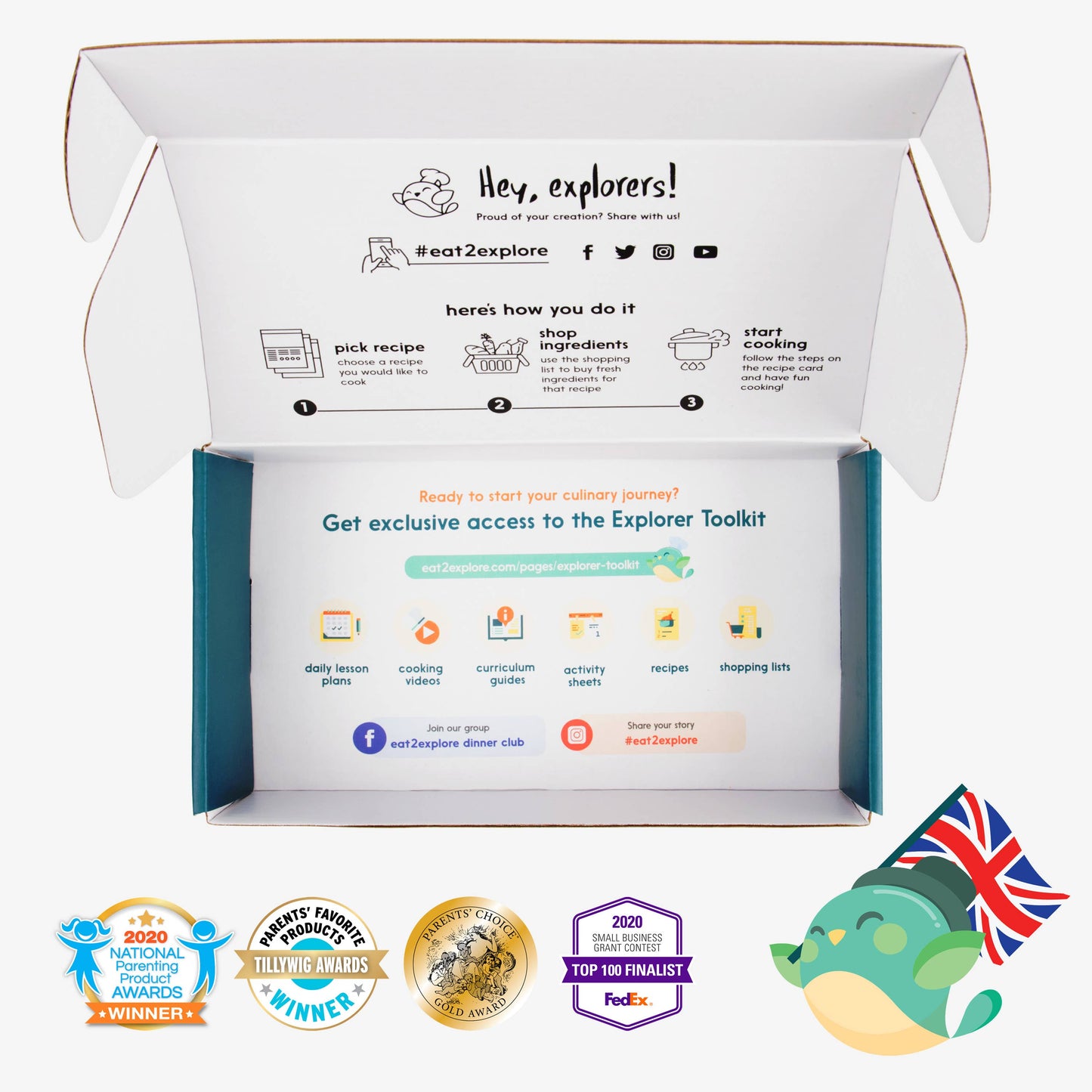 explore UK food & cultural experiential cooking kit
