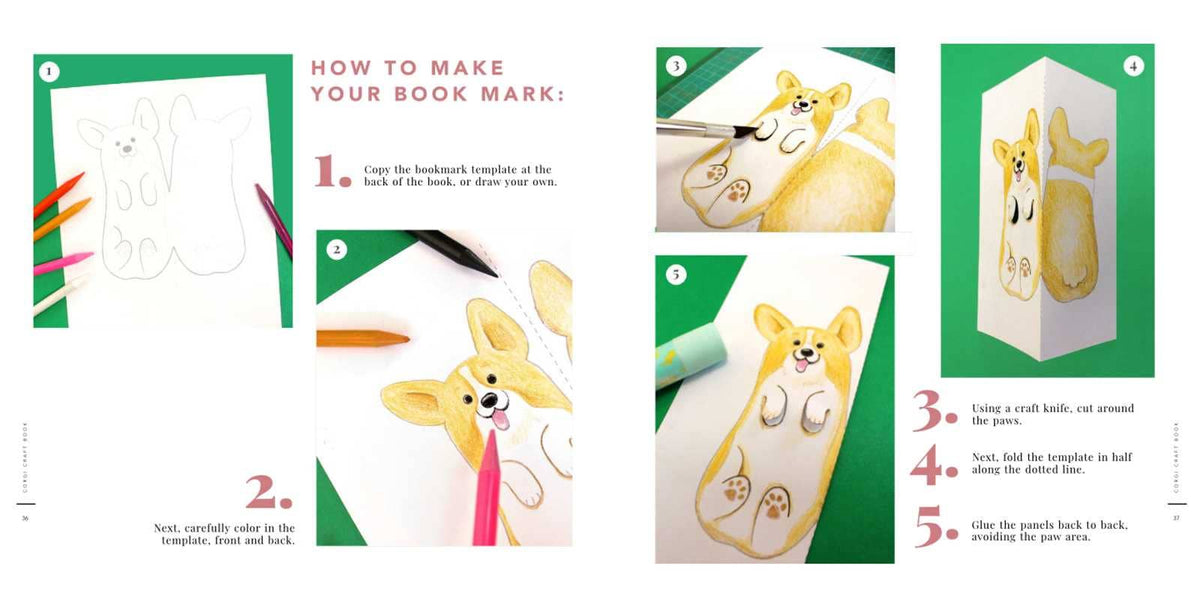 Simon & Schuster - Corgi Crafts by Ellen Deakin: Paper Over Board; 200 pages / English