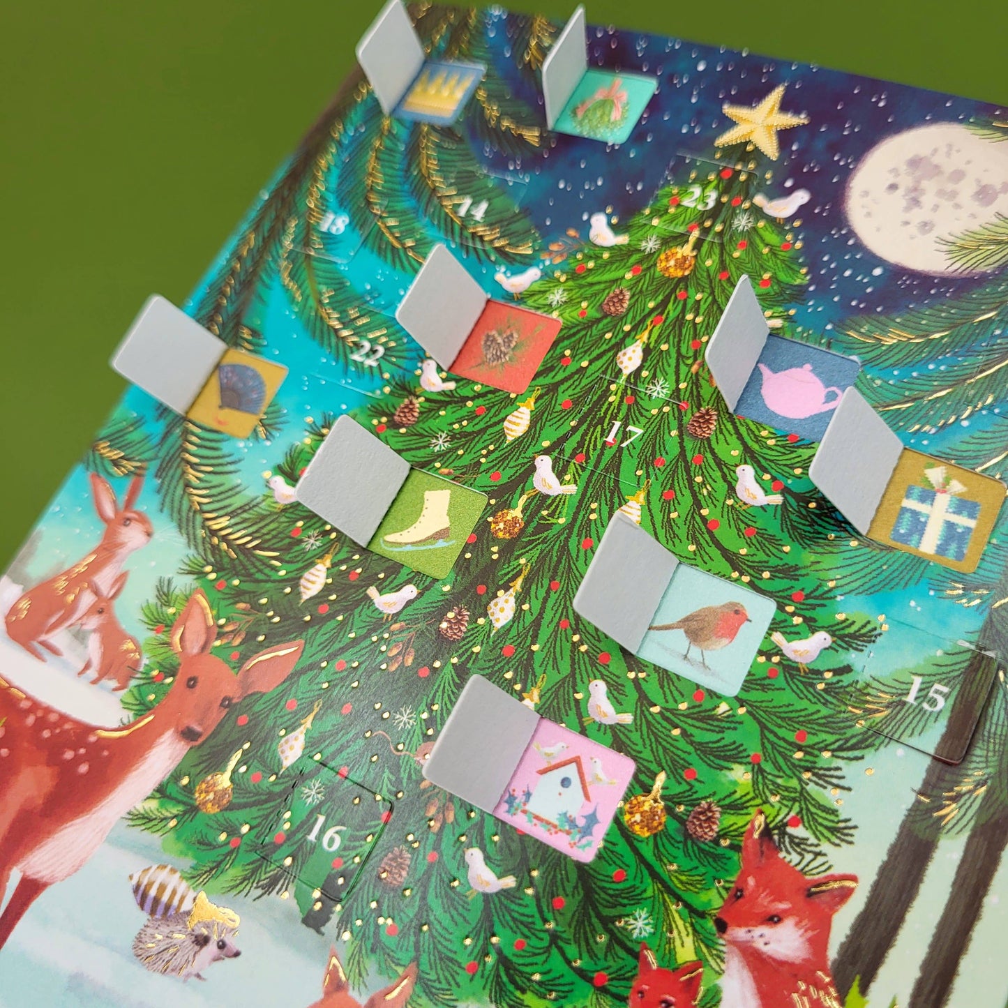 Heart Of The Forest Advent calendar card - ACC 077